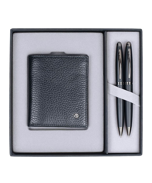 Scrikss Dr 234 88 Mat Siyah Tükenmez Kalem - Versatil & Comfort Cüzdan Siyah