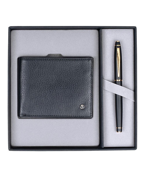 Scrikss Dr 240 35 Mat Siyah Altın Roller & Klasik Cüzdan Siyah