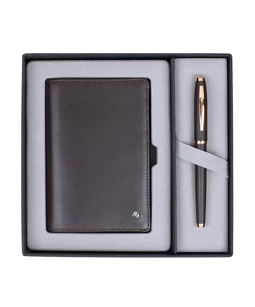 Scrikss Dr 243 39 Dolma Kalem Rose Gold & Jotter Kahve