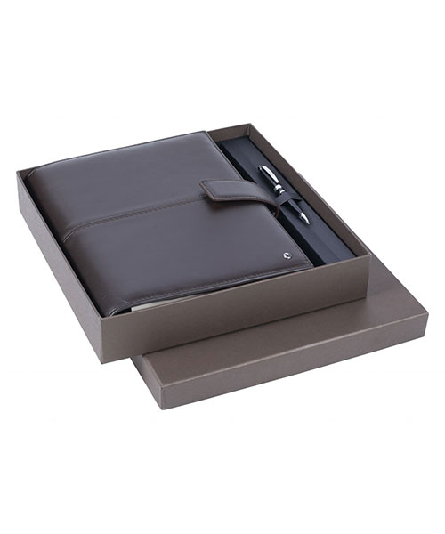 Scrikss Dr 3200-2 Soft Deri Kahve A5 Ajanda Kutulu