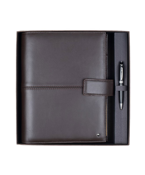 Scrikss Dr 3200-2 Soft Deri Kahve A5 Ajanda Kutulu
