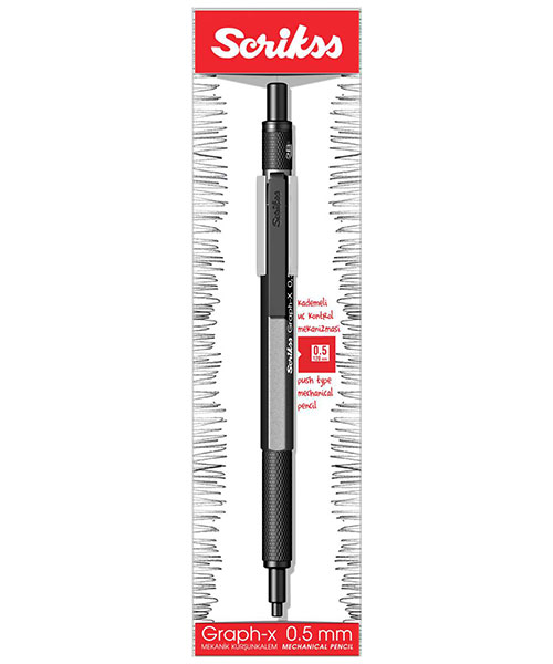 Scrikss Graph-X Versatil 0.5 Mm Antrasit