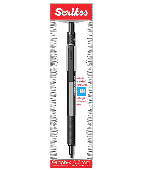 Scrikss Graph-X Versatil 0.7 Mm Antrasit