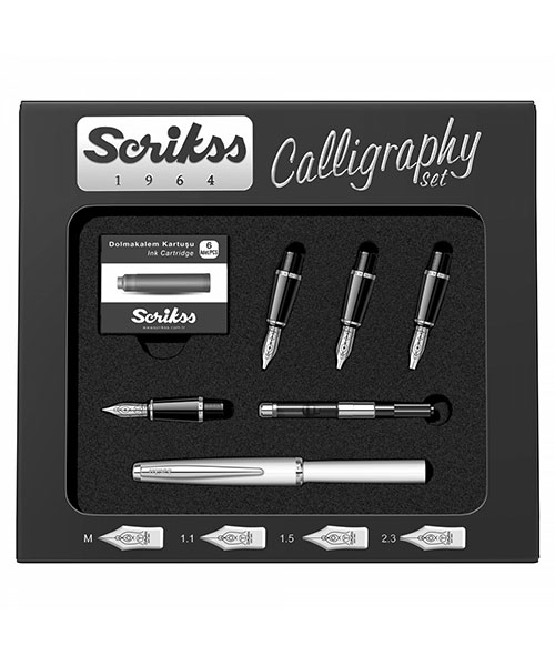 Scrikss Kaligrafi Seti Beyaz