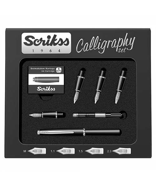 Scrikss Kaligrafi Seti Siyah