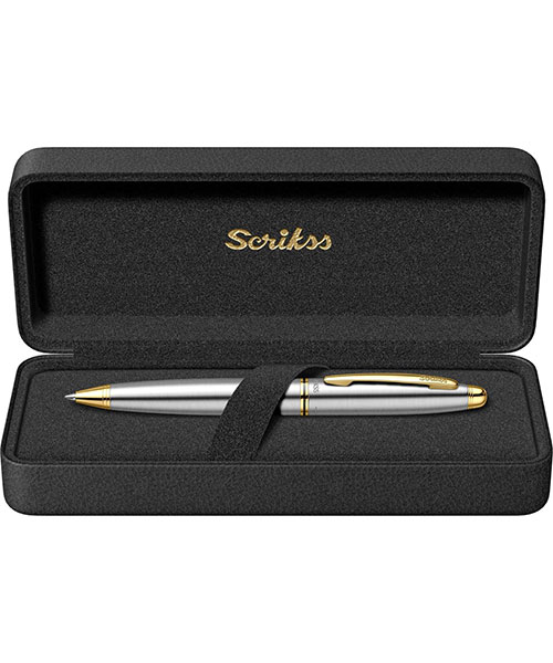 Scrikss Knight 88 Tükenmez Kalem Gold Krom