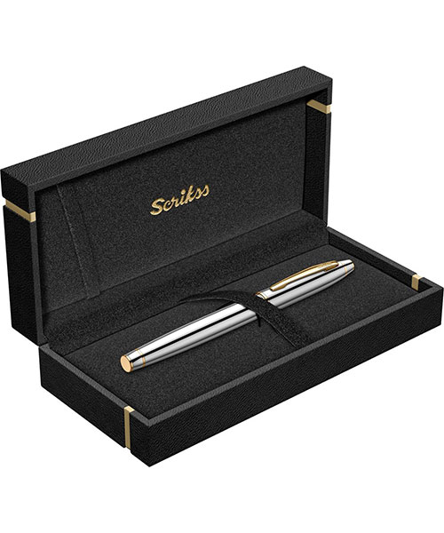 Scrikss Noble 35 Dolma Kalem Gold Krom F Uç