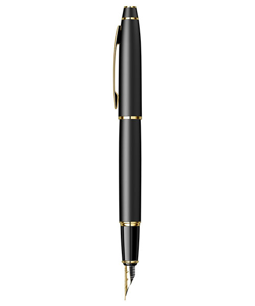 Scrikss Noble 35 Dolma Kalem Mat Siyah Altın B Uç
