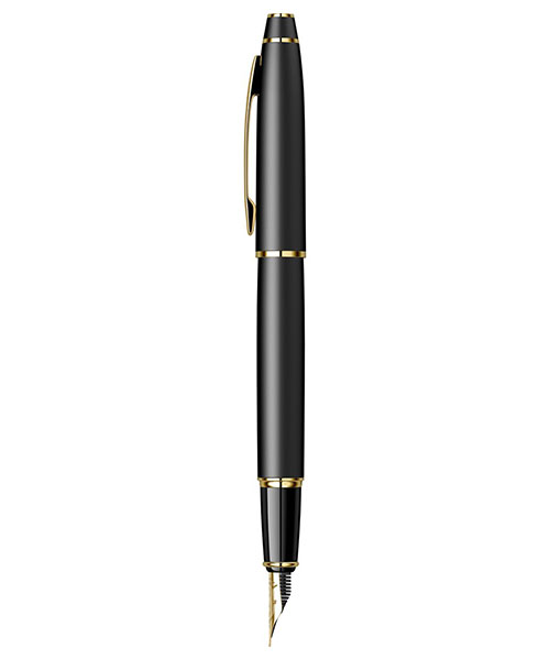 Scrikss Noble 35 Dolma Kalem Mat Siyah Altın F Uç