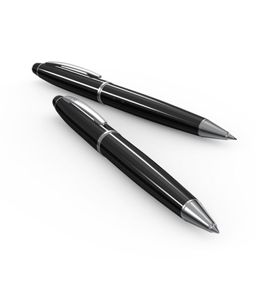 Scrikss Noble 35 Tükenmez Kalem Siyah Krom
