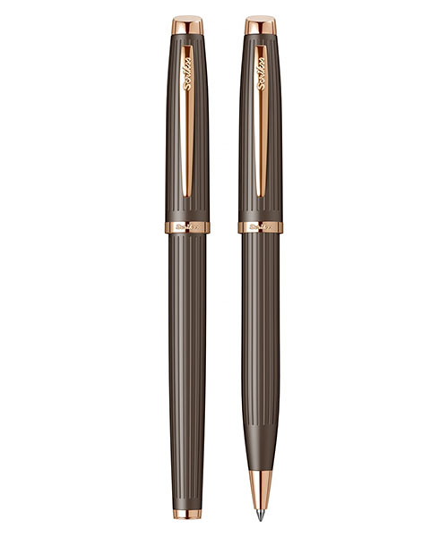 Scrikss Oscar 39 Dolma Kalem - Tükenmez Kalem İkili Set Rose Gold