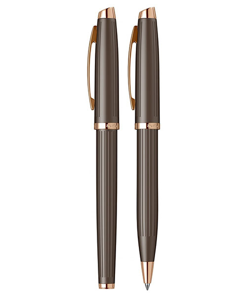 Scrikss Oscar 39 Dolma Kalem - Tükenmez Kalem İkili Set Rose Gold