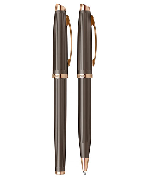 Scrikss Oscar 39 Dolma Kalem - Tükenmez Kalem İkili Set Rose Gold