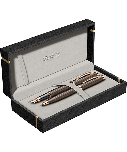 Scrikss Oscar 39 Dolma Kalem - Tükenmez Kalem İkili Set Rose Gold