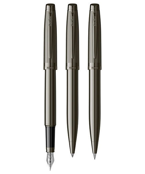 Scrikss Oscar 39 Dolma Kalem - Tükenmez Kalem - Versatil Üçlü Set Titanyum