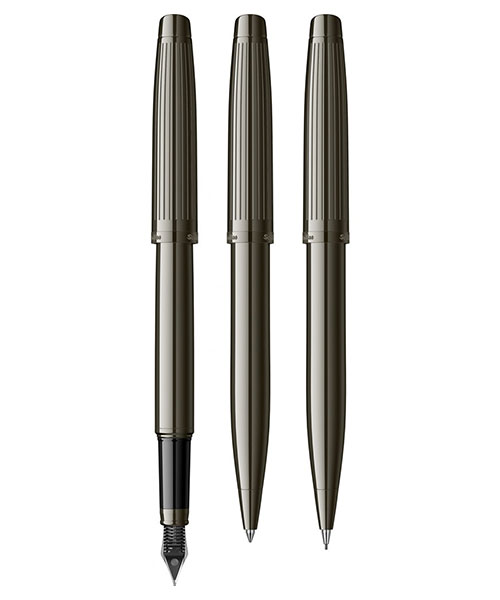 Scrikss Oscar 39 Dolma Kalem - Tükenmez Kalem - Versatil Üçlü Set Titanyum
