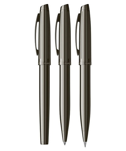 Scrikss Oscar 39 Dolma Kalem - Tükenmez Kalem - Versatil Üçlü Set Titanyum