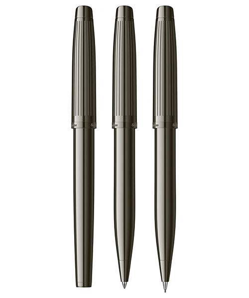 Scrikss Oscar 39 Dolma Kalem - Tükenmez Kalem - Versatil Üçlü Set Titanyum