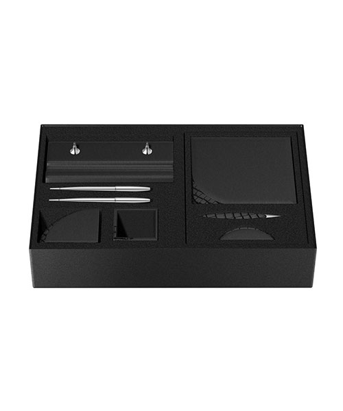 Scrikss Sümen Takımı Deluxe Hakiki Deri Titanyum