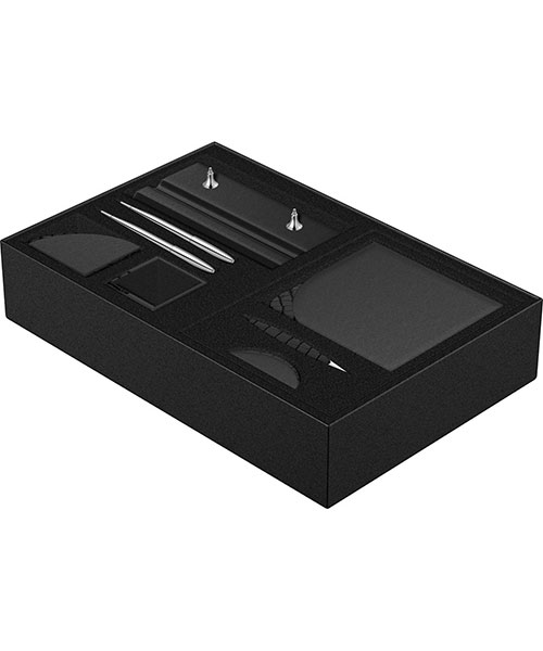 Scrikss Sümen Takımı Deluxe Hakiki Deri Titanyum