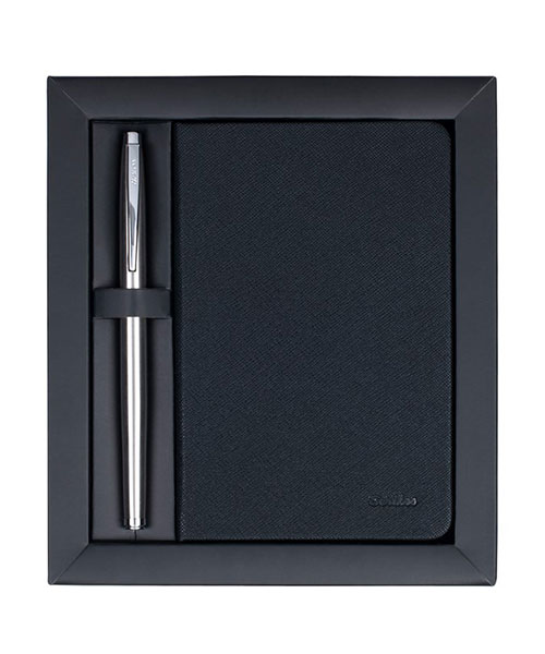 Scrikss Sd 300-1  Premıum Defter Chester A6 Siyah &  800M Krom Roller