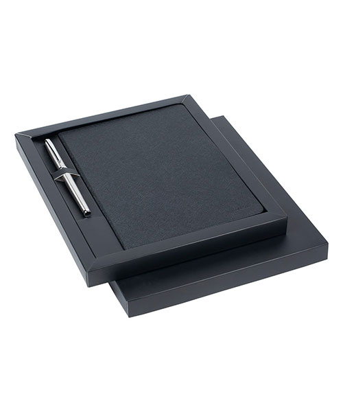 Scrikss Sd 300-1 Premıum Defter Chester A5 Siyah & 800M Krom Roller