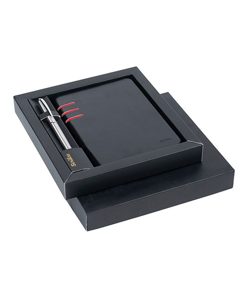 Scrikss Sd 400-1  Oxford Cep Portföy Siyah & 800 Roller Titanyum Krom