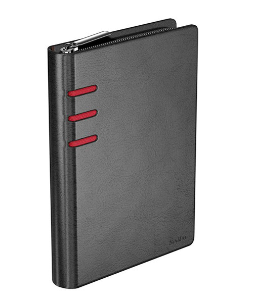 Scrikss Sd 400-1  Oxford Cep Portföy Siyah & 800 Roller Titanyum Krom