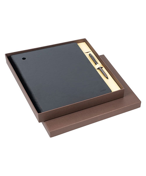 Scrikss Sd 500-1 Oxford Portföy - Tablet Kılıfı Siyah & Touch Pen Tükenmez Kalem Siyah