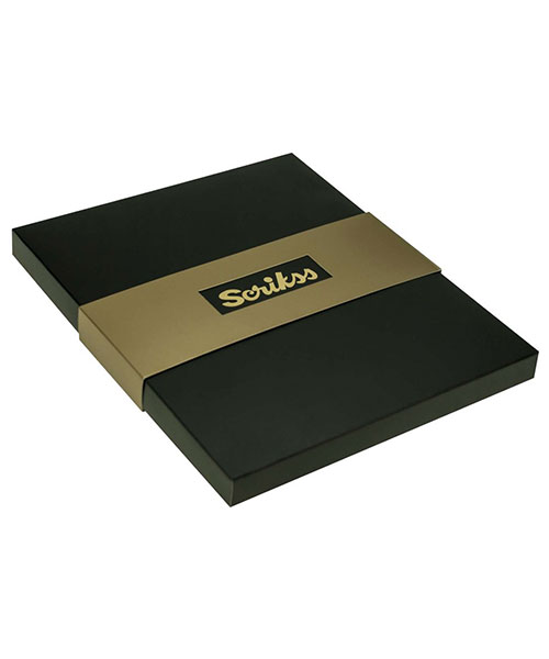 Scrikss Sd100-1  Premıum Defter Sundance A5 Siyah & 800 Roller Titanyum Krom
