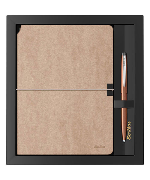 Scrikss Sd600-14 Verona Vizon A5 Defter & F108 Bronz Set