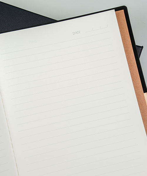 Scrikss Sd700-B1 Premium Defter Toledo B5 Siyah & 35 Tükenmez Mat Siyah Altın Set