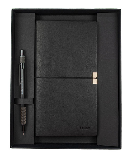 Scrikss Sd700-C1 Premium Defter Toledo C7 Siyah & Graph-X Versatil Mat Siyah Set