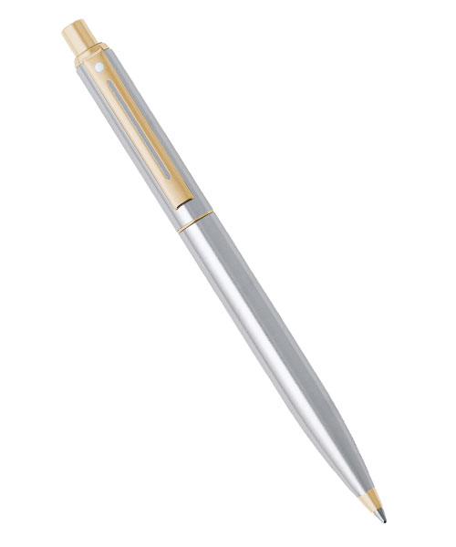 Sheaffer 325-2 Sentinel Tükenmez Kalem Parlak Krom Altın (Ww30 Kutu)