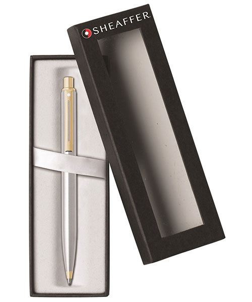 Sheaffer 325-2 Sentinel Tükenmez Kalem Parlak Krom Altın