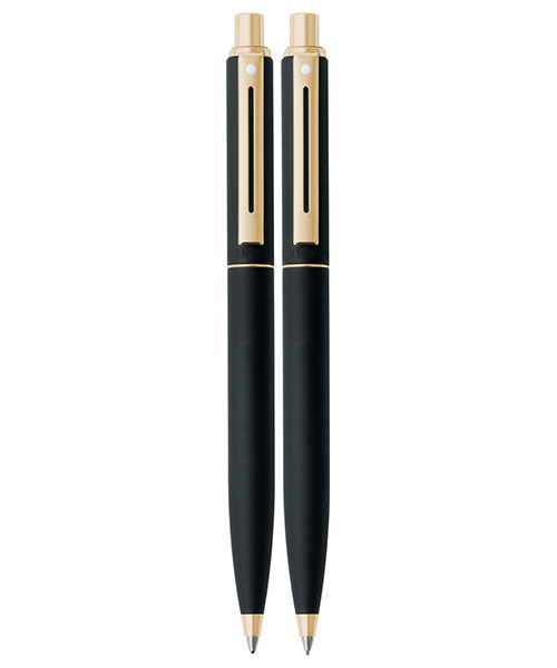 Sheaffer 327-9 Sentinel Tükenmez - Versatil Mat Siyah Altın