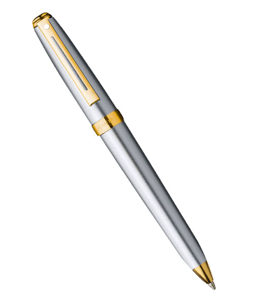 Sheaffer 342-2 Prelude Tükenmez Kalem Krom Altın