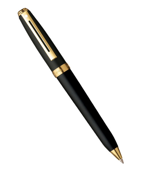 Sheaffer 346-2 Prelude Tükenmez Kalem Siyah Altın