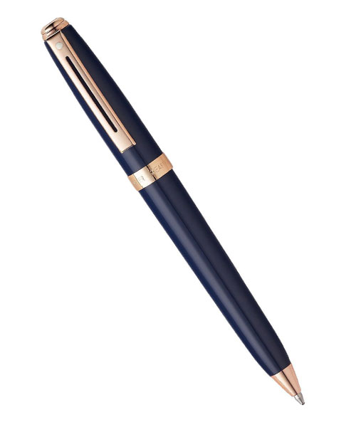 Sheaffer 9143-2 Prelude Tükenmez Kalem Kobalt Mavi Rose Gold