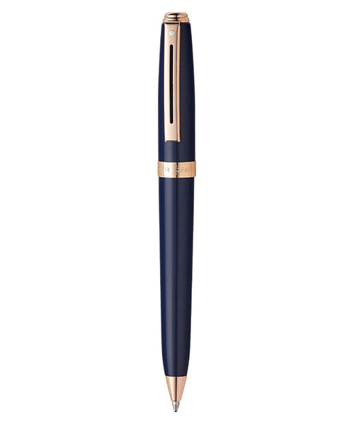 Sheaffer 9143-2 Prelude Tükenmez Kalem Kobalt Mavi Rose Gold