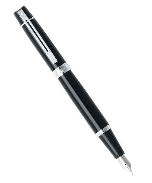 Sheaffer 9312-0 300 Serisi Dolma Kalem Parlak Siyah Krom (M)