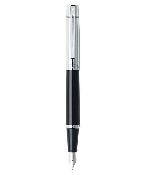 Sheaffer 9314-0 300 Serisi Dolma Kalem Krom Parlak Siyah Krom (M)