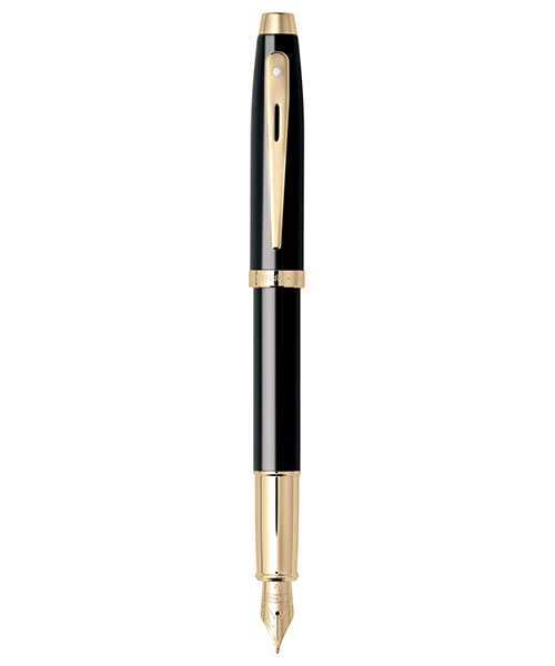 Sheaffer 9322-0 100 Serisi Dolma Kalem Parlak Siyah Altın (M)
