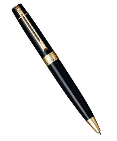 Sheaffer 9325-2 300 Serisi Tükenmez Kalem Parlak Siyah Altın