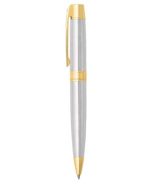 Sheaffer 9327-2 300 Serisi Tükenmez Kalem Mat Krom Altın