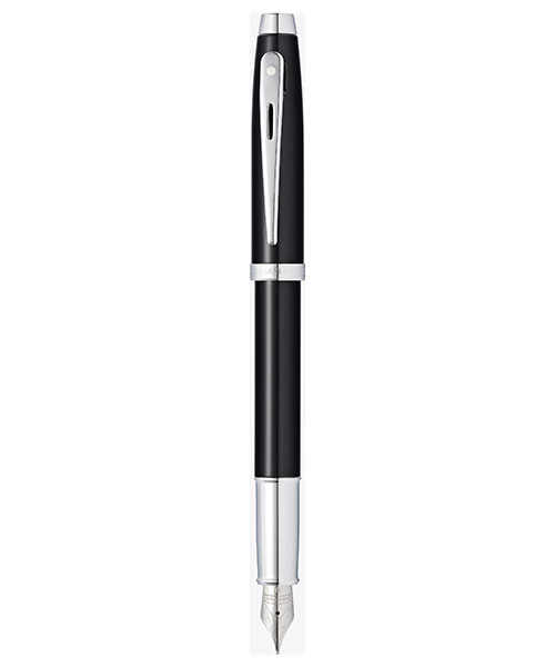 Sheaffer 9338-0 100 Serisi Dolma Kalem Parlak Siyah Krom (M)