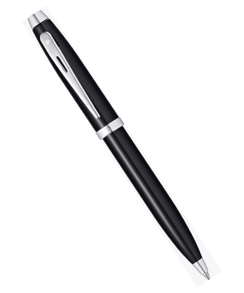 Sheaffer 9338-2 100 Serisi Tükenmez Kalem Parlak Siyah Krom