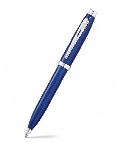 Sheaffer 9339-2 100 Serisi Tükenmez Kalem Parlak Mavi Krom