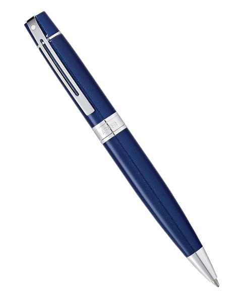 Sheaffer 9341-2 300 Serisi Tükenmez Kalem Parlak Mavi Krom