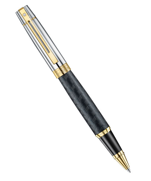 Sheaffer 9347-1 300 Serisi Roller Siyah Krom Altın